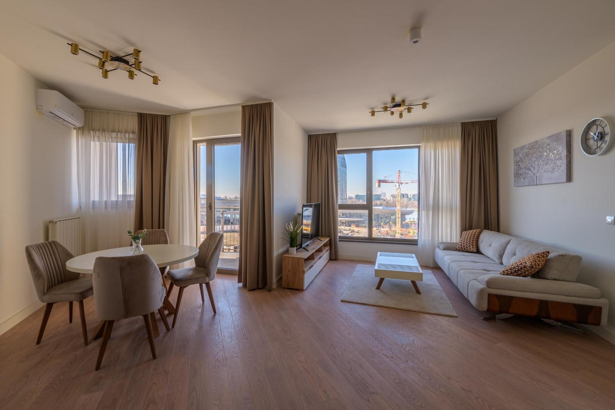 Belgrade Waterfront Residences - Beograd Na Vodi Exteriör bild
