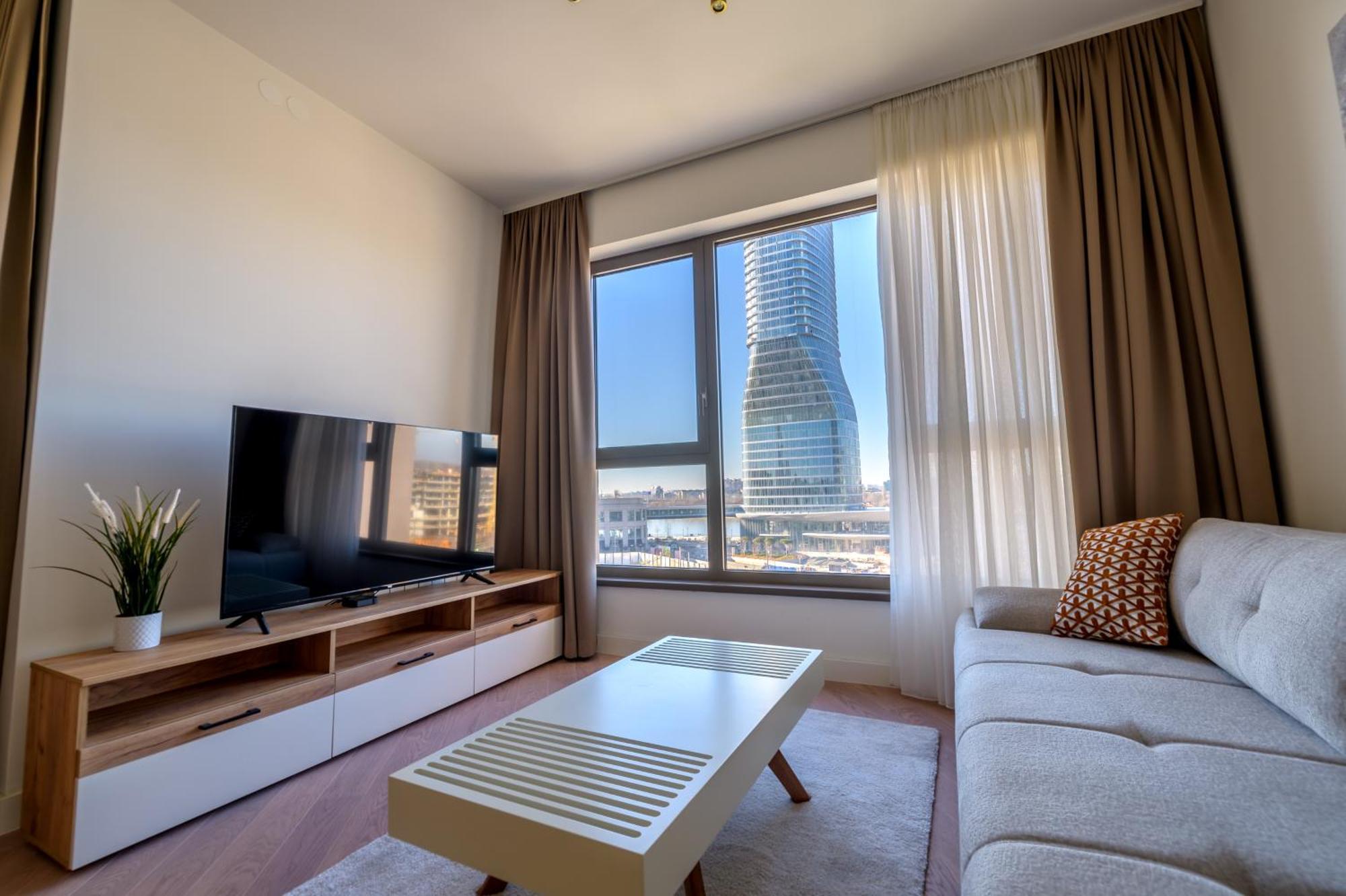 Belgrade Waterfront Residences - Beograd Na Vodi Exteriör bild