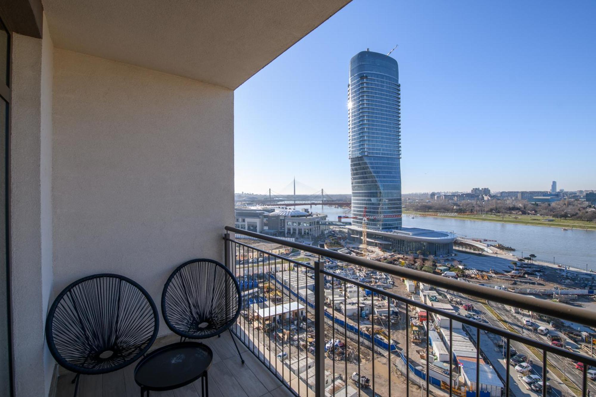 Belgrade Waterfront Residences - Beograd Na Vodi Exteriör bild
