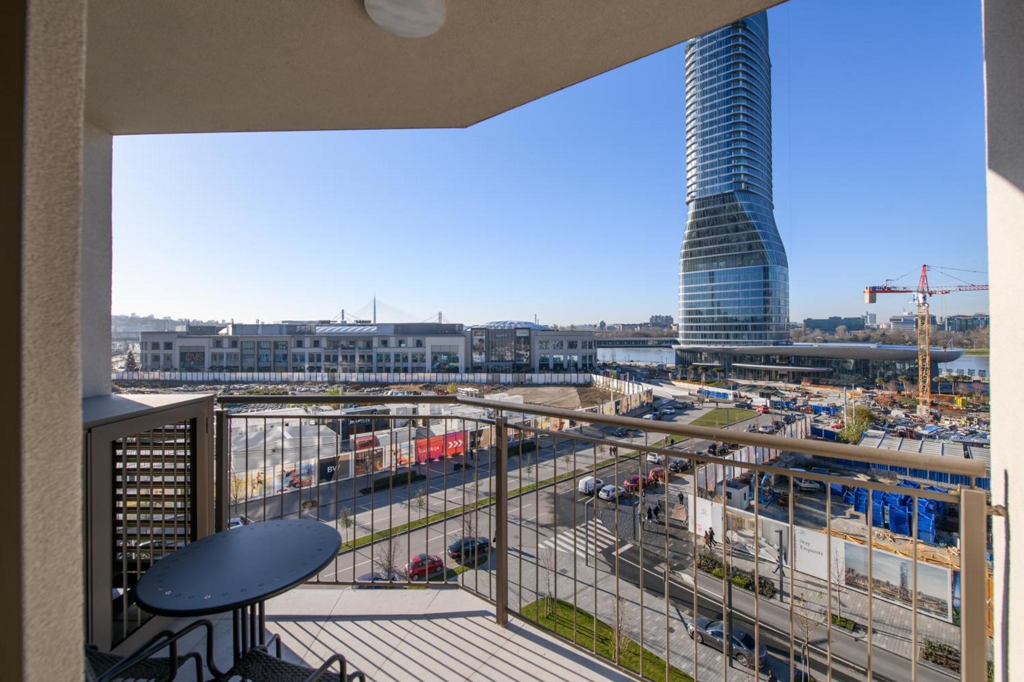 Belgrade Waterfront Residences - Beograd Na Vodi Exteriör bild