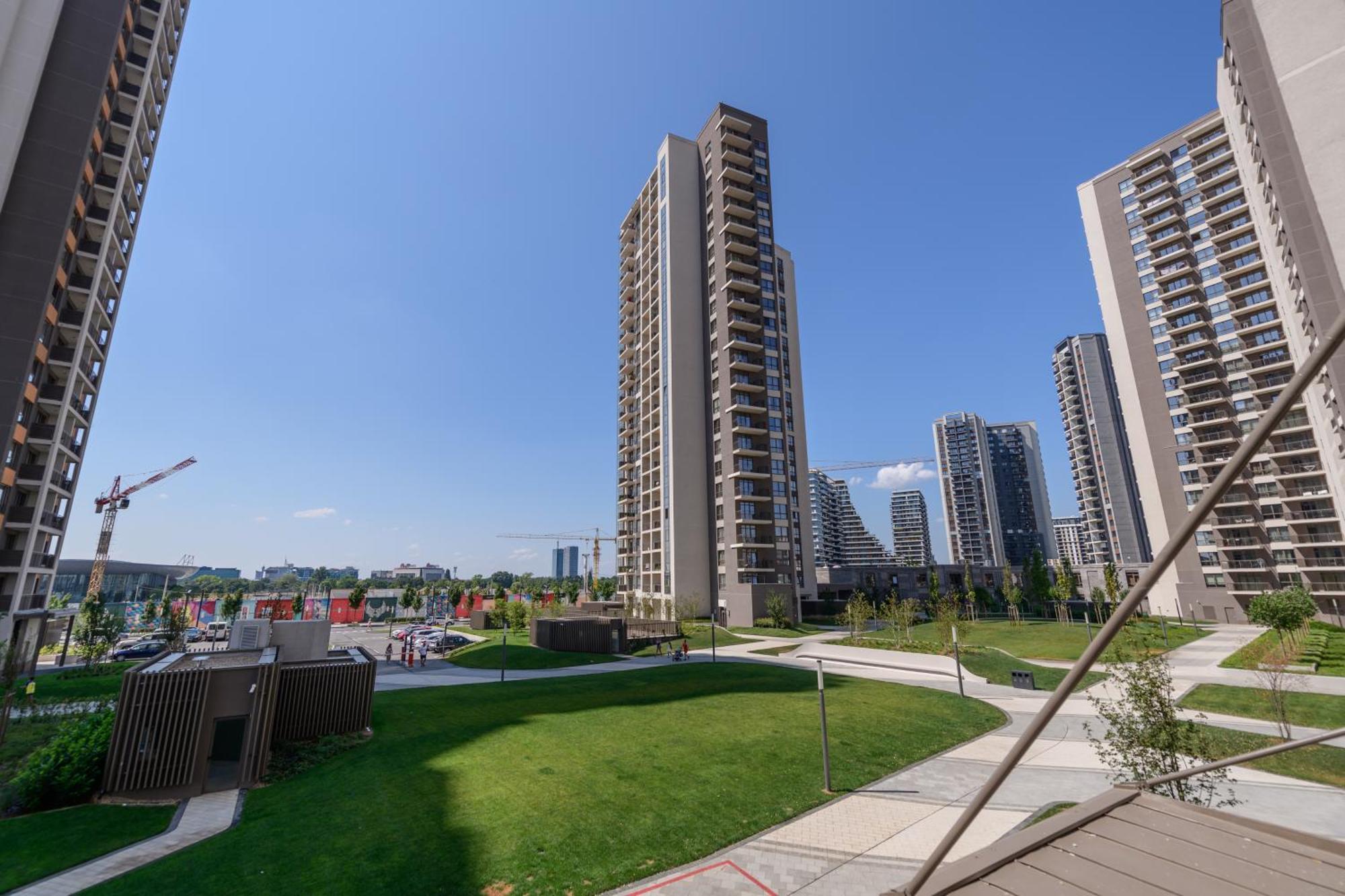 Belgrade Waterfront Residences - Beograd Na Vodi Exteriör bild