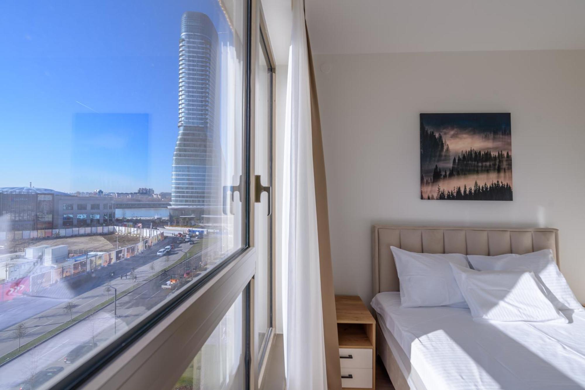 Belgrade Waterfront Residences - Beograd Na Vodi Exteriör bild